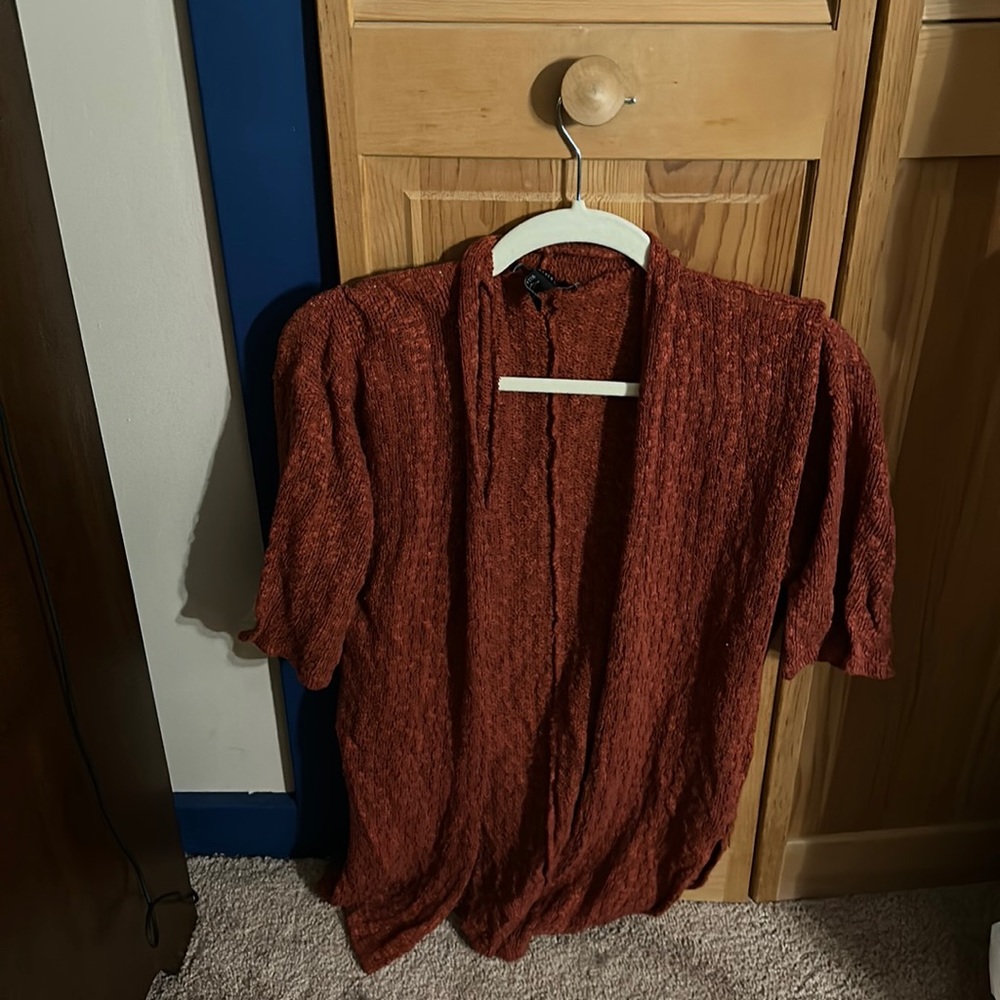 Forever 21 Red Cardigan